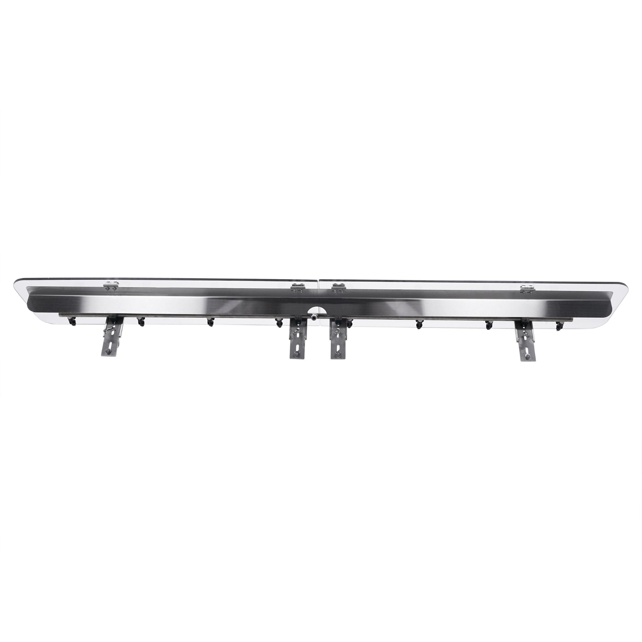 Tire Shine Hinge Frameless Shield